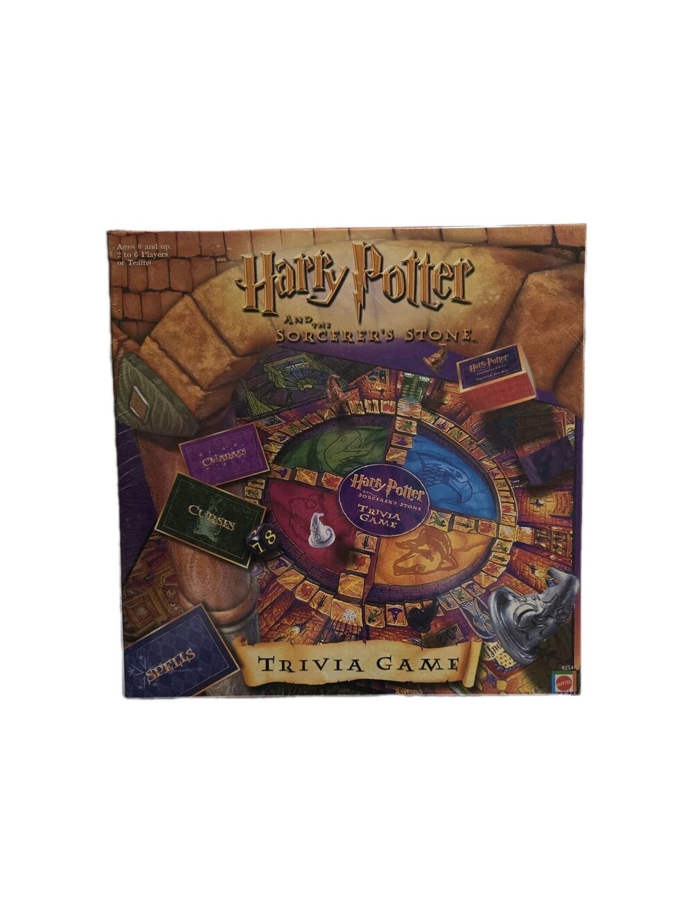 Harry Potter and the Sorcerer's Stone Trivia Game Vintage Board Game 2000 New